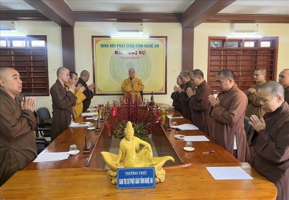 Phật giáo Nghệ An họp triển khai nhiều Phật sự trọng tâm
